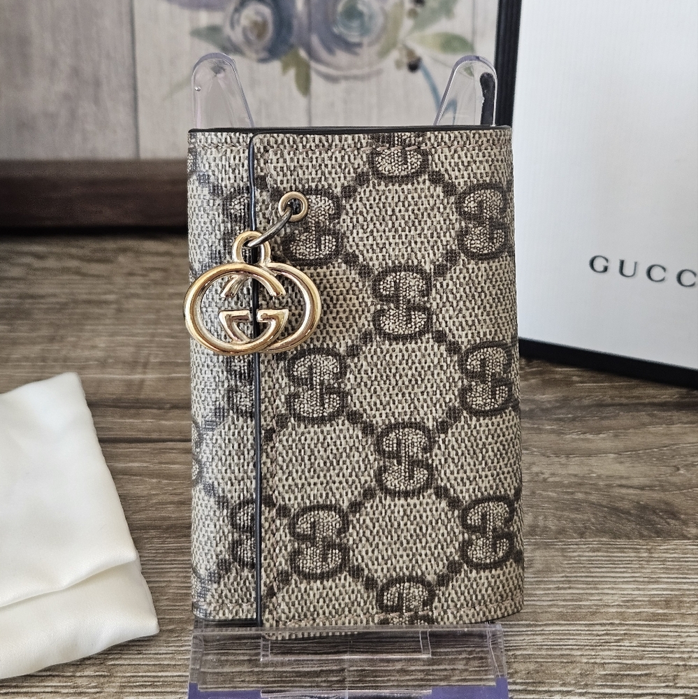 Gucci GG Supreme Ophidia Six Key Holder Case